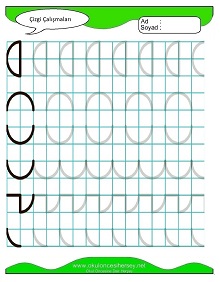 Çizgi Çalışma Sayfaları